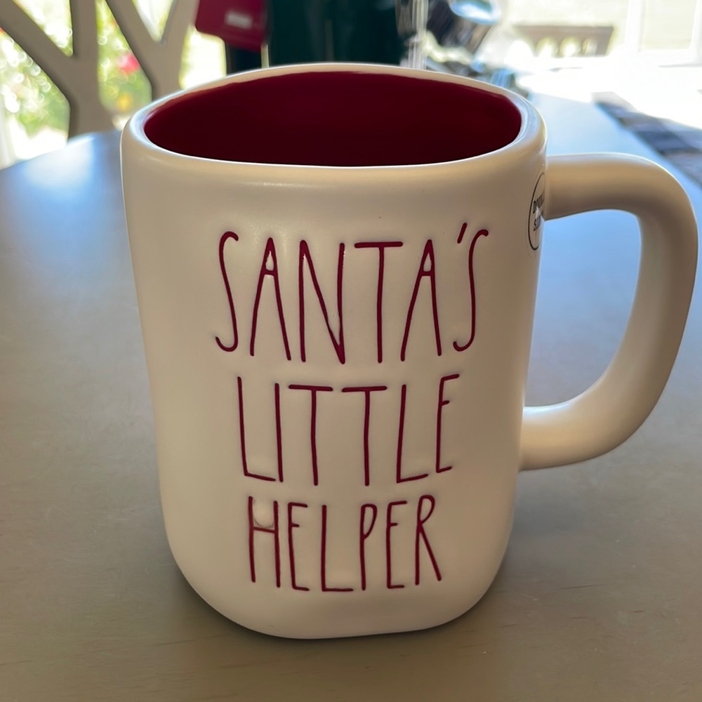 Rae Dunn Santa’s Little Helper Mug